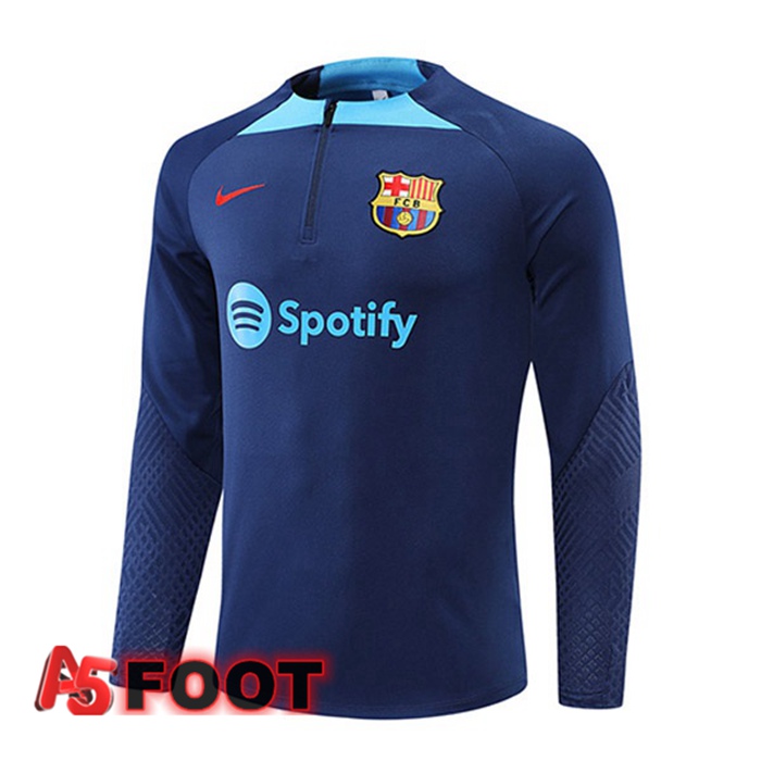 Training Sweatshirt FC Barcelone Bleu 2022/2023