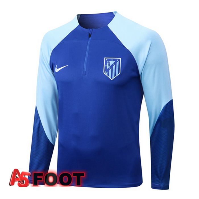 Training Sweatshirt Atletico Madrid Bleu 2022/2023