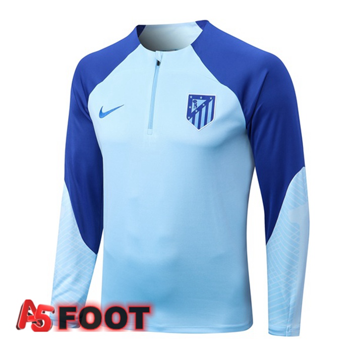Training Sweatshirt Atletico Madrid Bleu 2022/2023