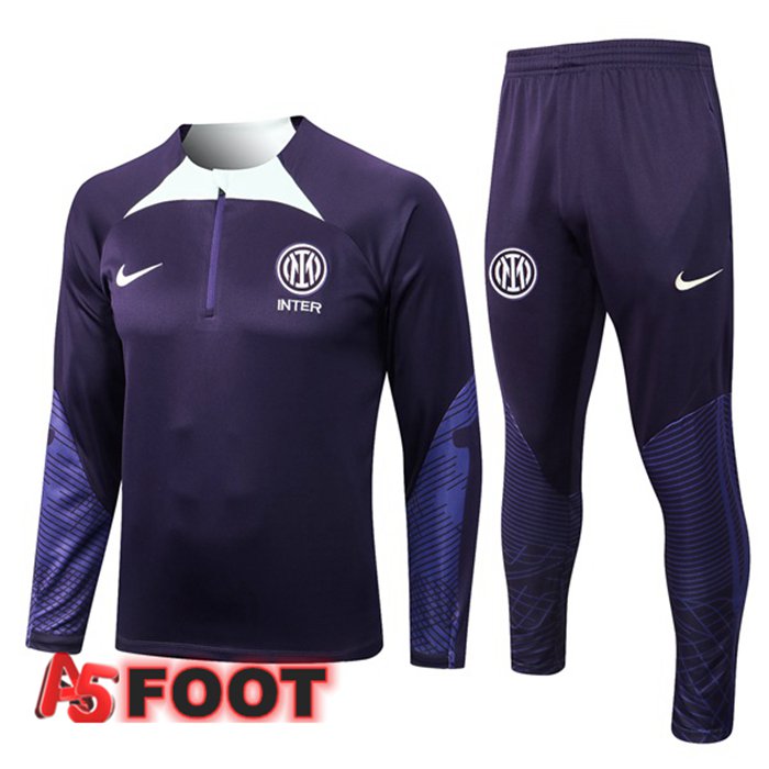 Ensemble Survetement de Foot Inter Milan Pourpre 2022/2023
