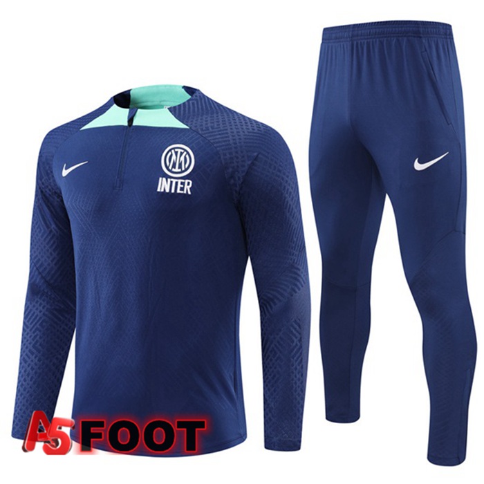 Ensemble Survetement de Foot Inter Milan Bleu 2022/2023