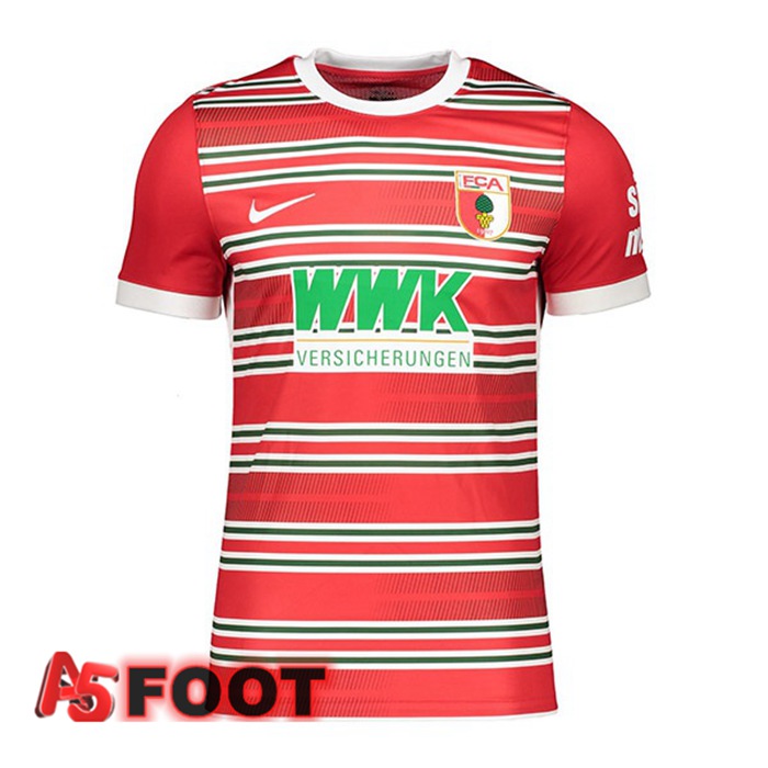 Maillot de Foot FC Augsburg Domicile Rouge 2022/2023