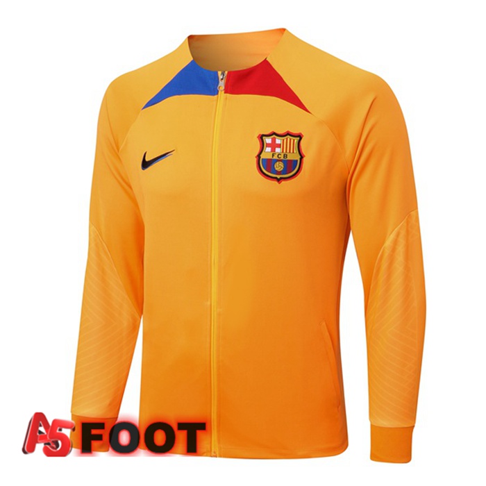 Veste Foot FC Barcelone Orange 2022/2023