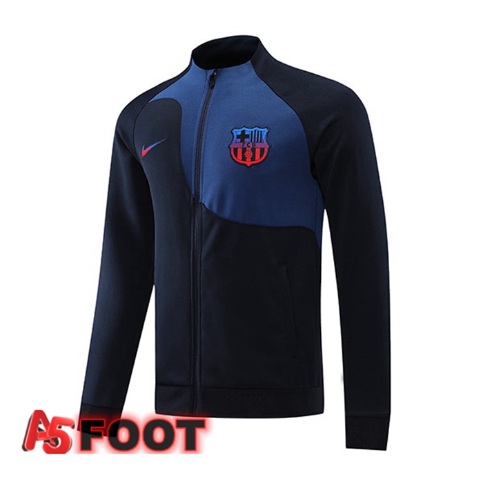 Veste Foot FC Barcelone Noir Bleu 2022/2023