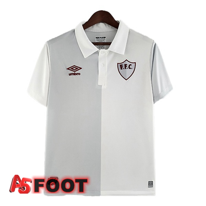 Maillot de Foot Fluminense Retro Édition 120e Anniversaire Blanc Gris