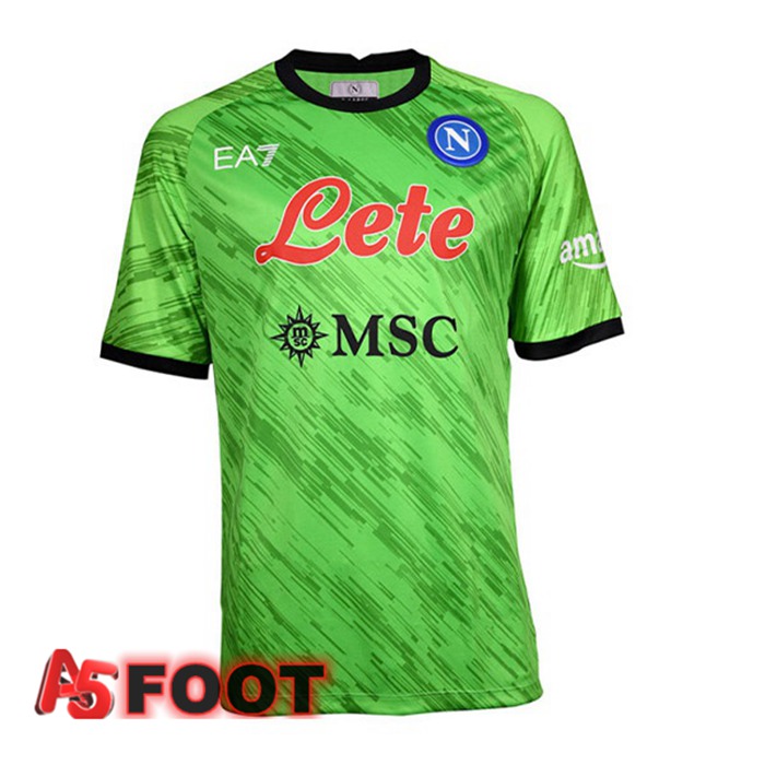 Maillot de Foot SSC Naples Gardien de but Vert 2022/2023