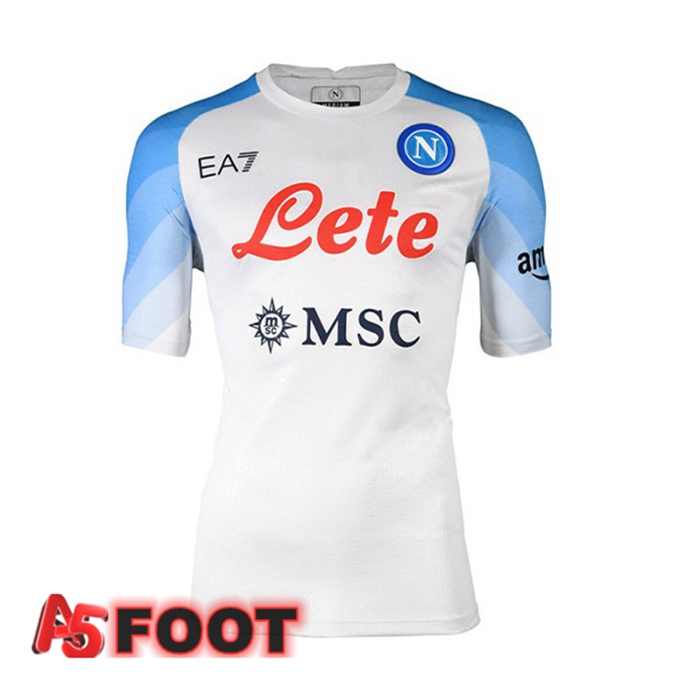 Maillot de Foot SSC Naples Exterieur Blanc 2022/2023