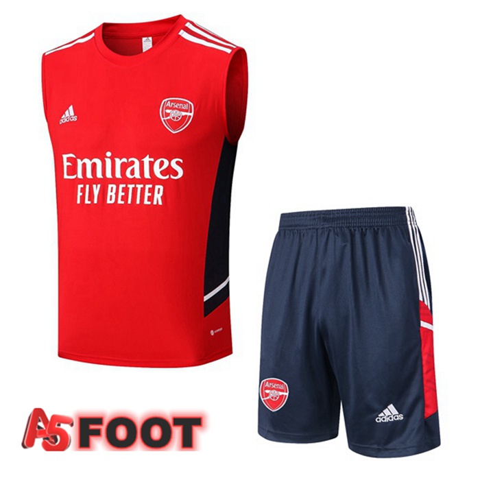 Gilet De Foot Arsenal + Shorts Rouge 2022/2023