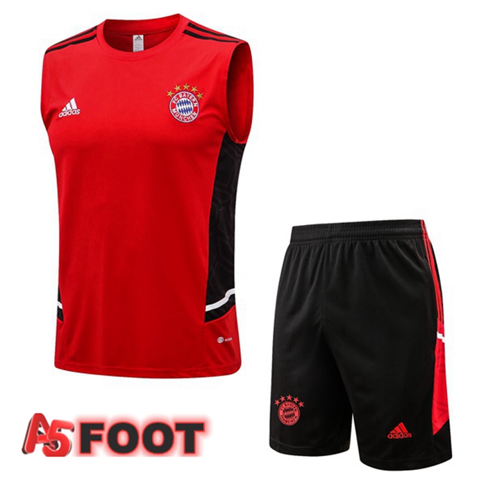 Gilet De Foot Bayern Munich + Shorts Rouge 2022/2023