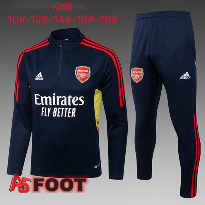 Survetement Foot Arsenal Enfant Bleu Royal 2022/2023