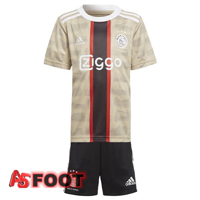 Maillot Foot AFC Ajax Enfant Third Marron 2022/2023