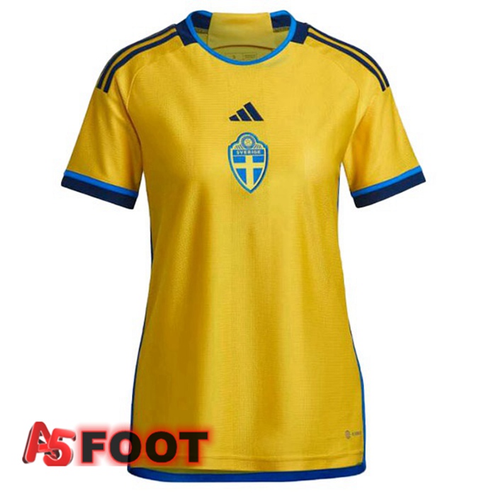 Maillot Foot Suede Femme Domicile Jaune 2022/2023