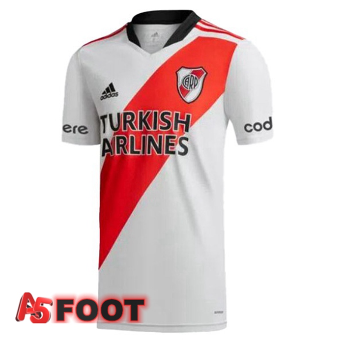 Maillot Foot River Plate Domicile Blanc Rouge 2022/2023