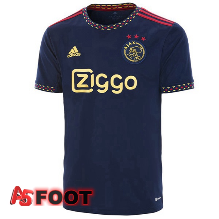 Maillot Foot AFC Ajax Exterieur Noir 2022/2023