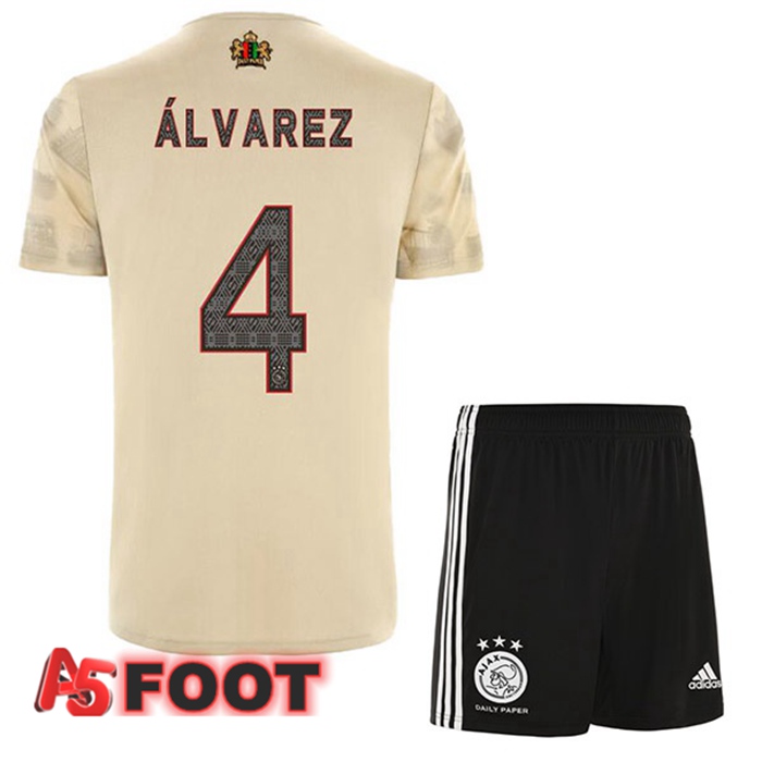 Maillot Foot AFC Ajax (Álvarez 4) Enfant Third Marron 2022/2023