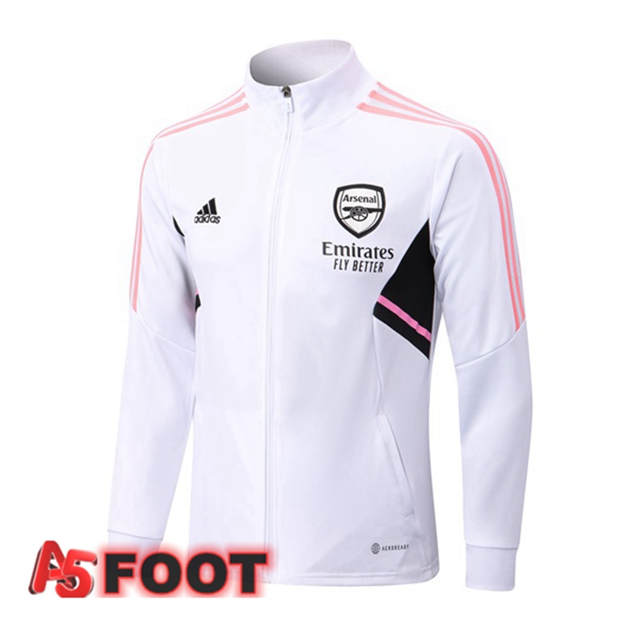 Veste Foot Arsenal Blanc 2022/2023