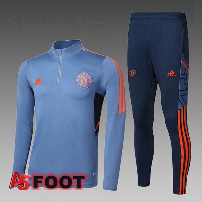Survetement Foot Manchester United Enfant Gris 2022/2023