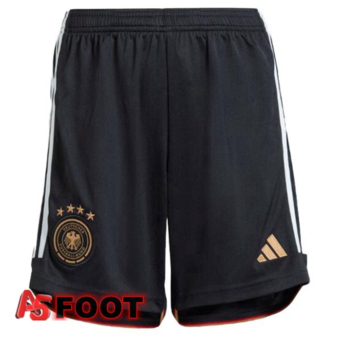 Short Foot Allemagne Domicile Noir Blanc 2022/2023