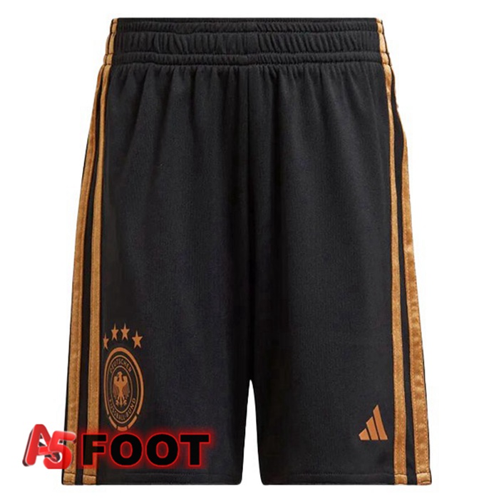 Short Foot Allemagne Exterieur Noir 2022/2023