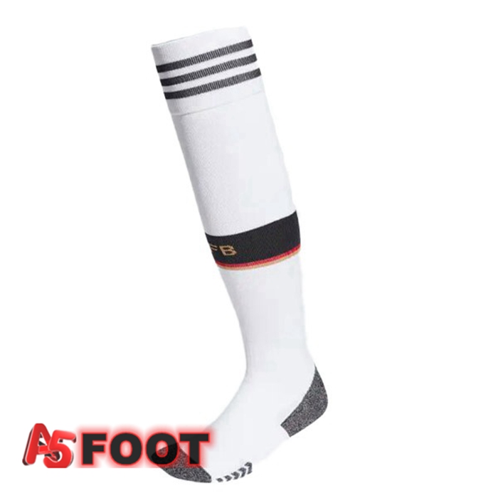 Chaussettes Foot Allemagne Domicile Noir Blanc 2022/2023