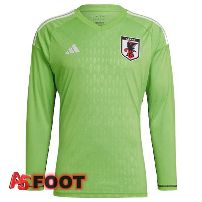 Maillot Japon Gardien de but Manche longue Vert Coupe du monde 2022