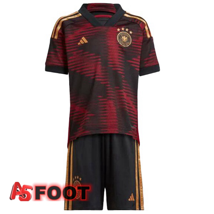 Maillot Equipe De Allemagne Enfant Exterieur Noi Coupe du monde 2022