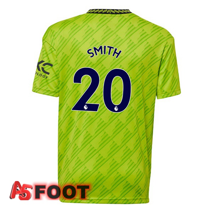 Maillot Foot Manchester United (SMITH 20) Third Vert 2022/2023