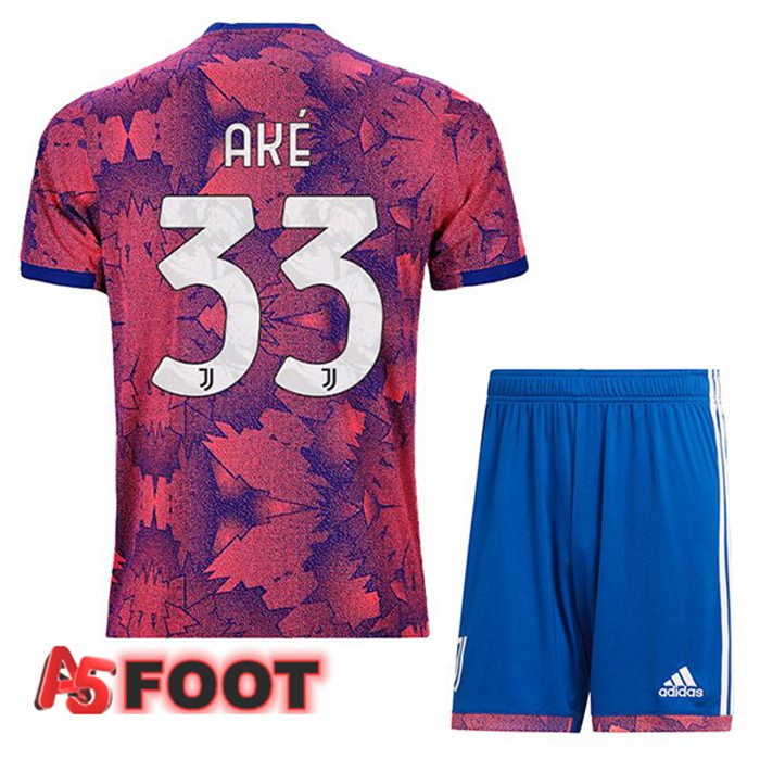 Maillot Foot Juventus (AKÉ 33) Enfant Exterieur Rose 2022/2023