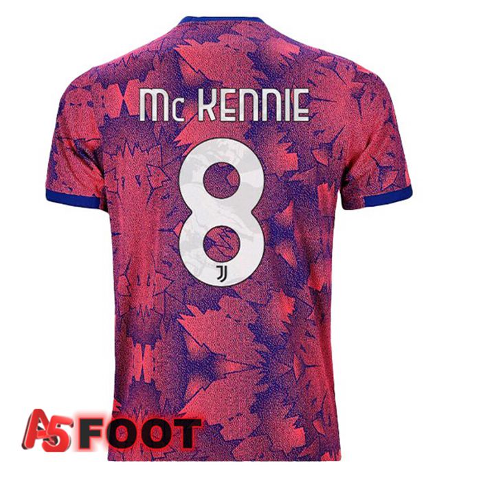 Maillot Foot Juventus (MCKENNIE 8) Exterieur Rose 2022/2023