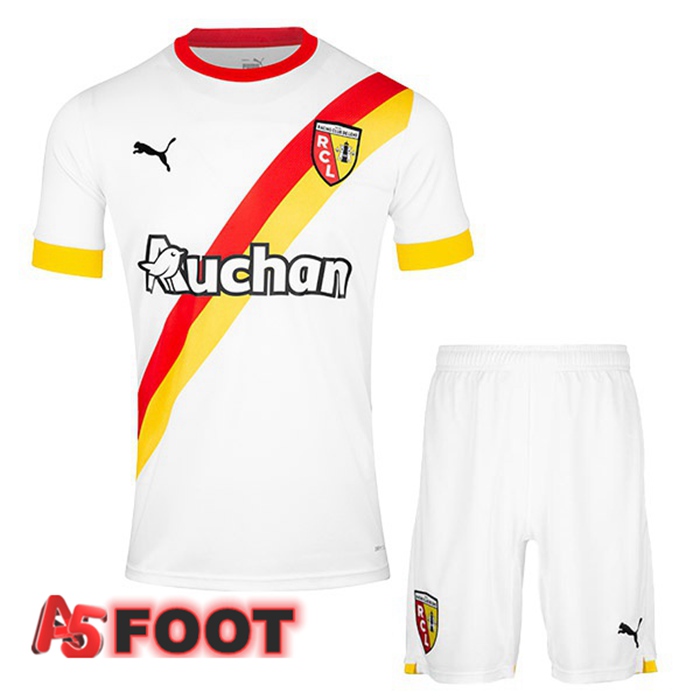 Maillot Foot RC Lens Enfant Third Blanc 2022/2023