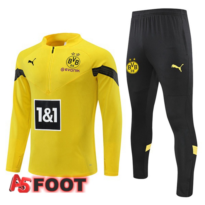 Survetement Foot Dortmund BVB Jaune 2022/2023