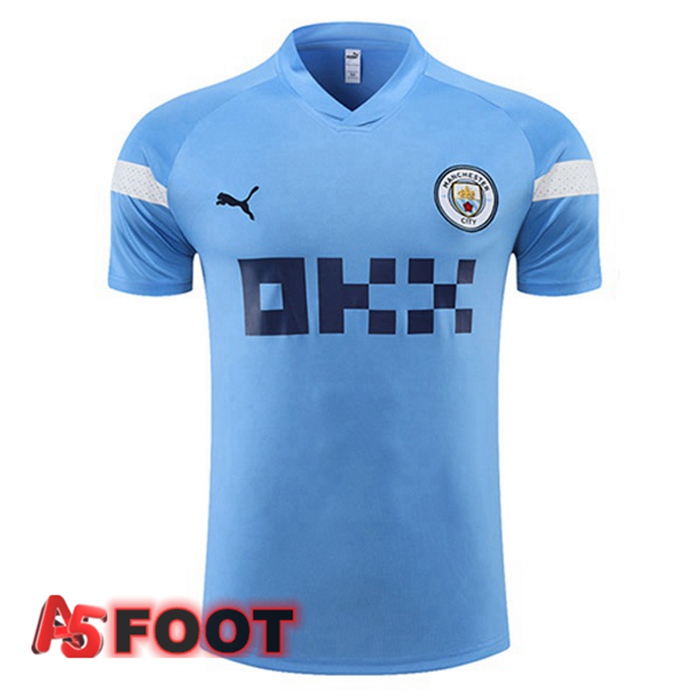 Training T-Shirts Manchester City Bleu 2022/2023