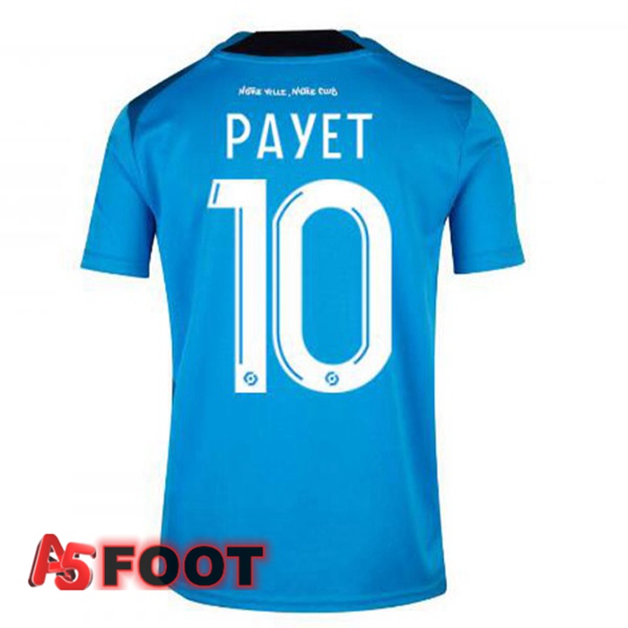 Maillot Foot Marseille OM (PAYET 10) Third Bleu 2022/2023