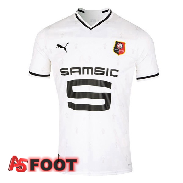 Maillot Foot Stade Rennais Exterieur Blanc 2022/2023
