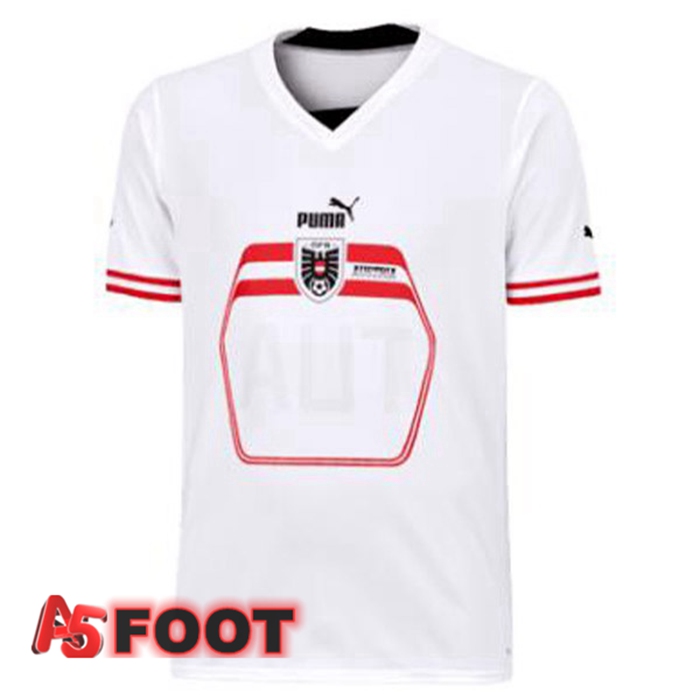Maillot Equipe de Autriche Exterieur Blanc 2022/2023