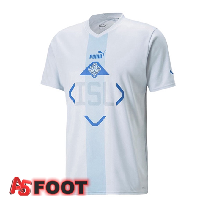 Maillot Equipe de Islande Exterieur Blanc 2022/2023