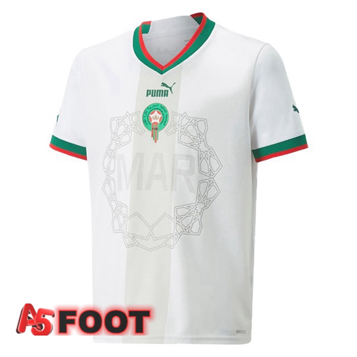 Maillot Equipe de Maroc Exterieur Blanc 2022/2023
