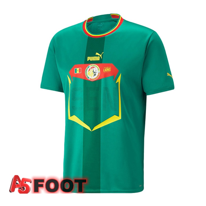 Maillot Equipe de Sénégal Exterieur Vert 2022/2023