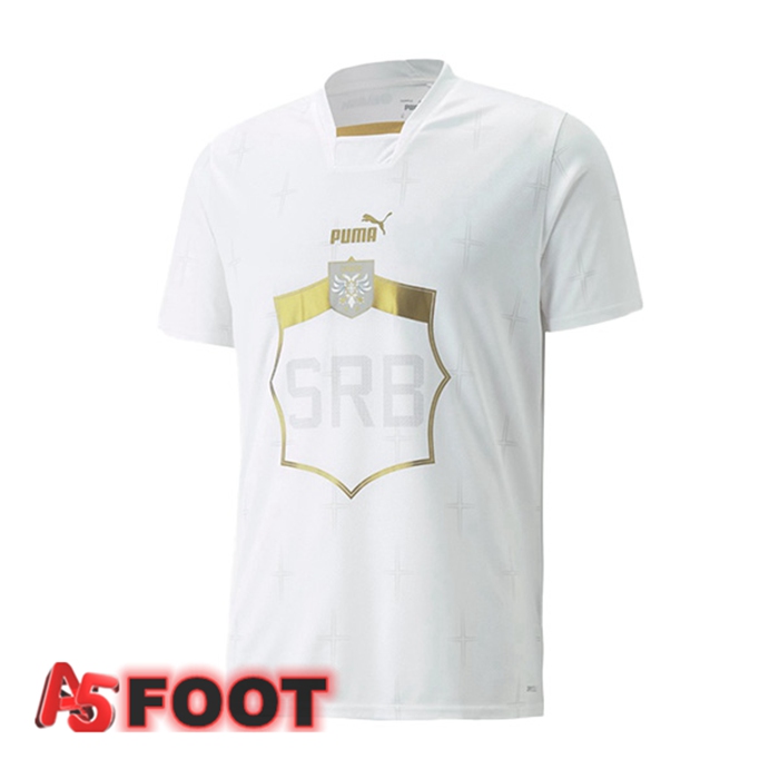 Maillot Equipe de Serbie Exterieur Blanc 2022/2023