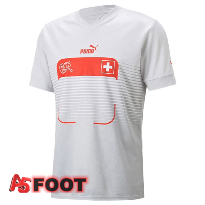 Maillot Equipe de Suisse Exterieur Blanc 2022/2023
