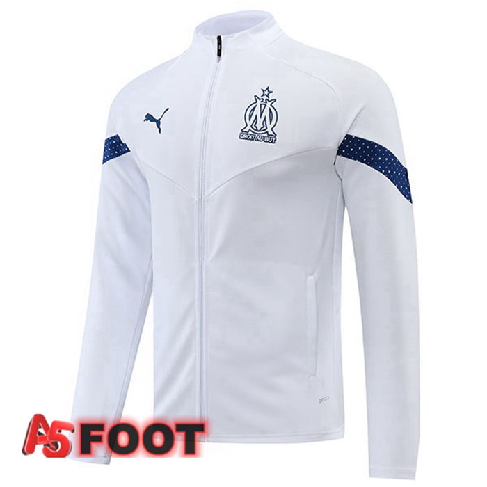 Veste Foot Marseille OM Blanc 2022/2023