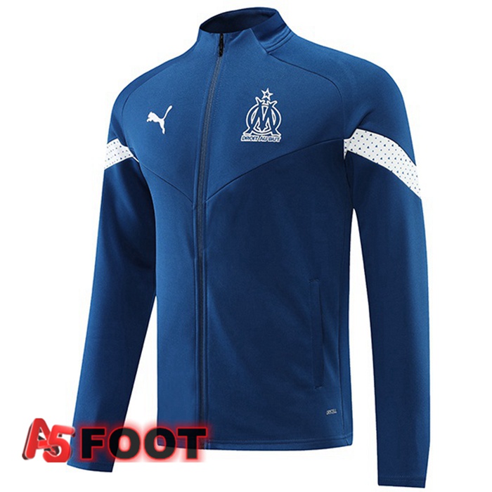 Veste Foot Marseille OM Bleu Royal 2022/2023