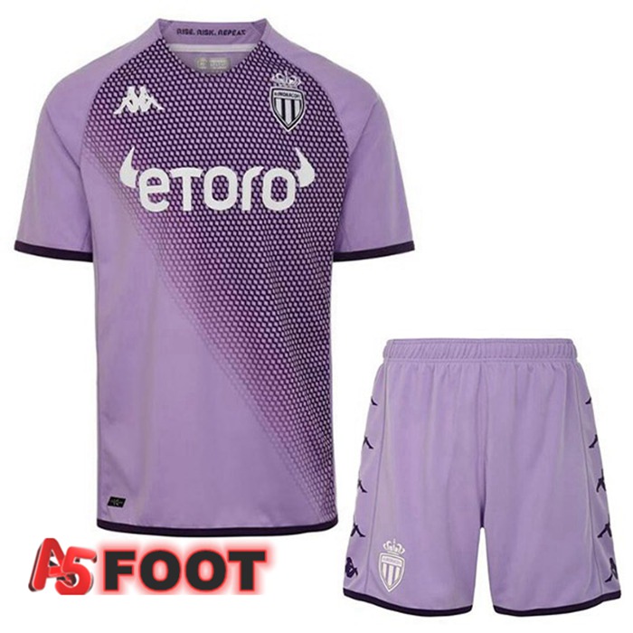 Maillot Foot AS Monaco Enfant Third Pourpre 2022/2023