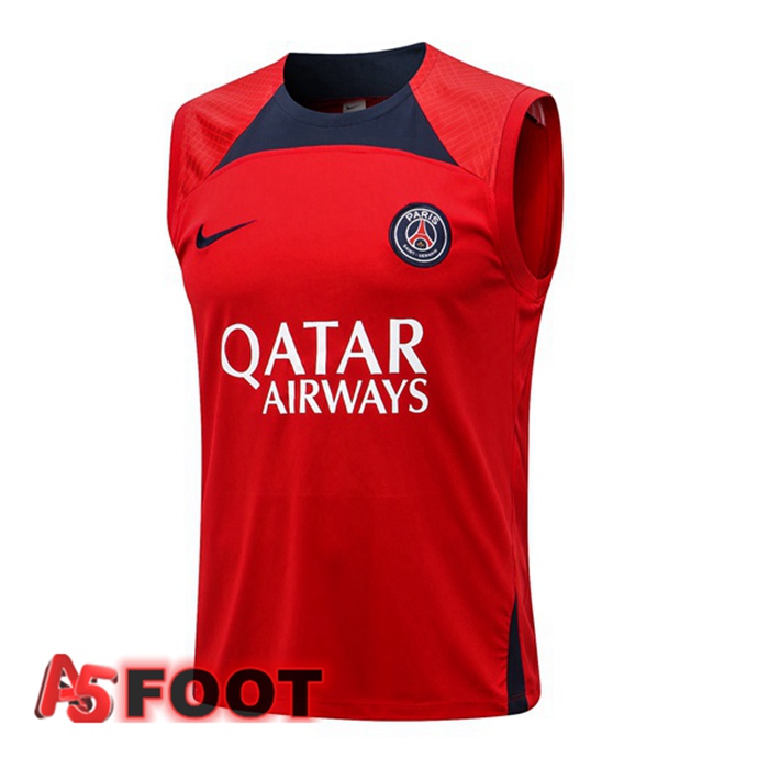 Gilet De Foot Paris PSG Rouge 2022/2023
