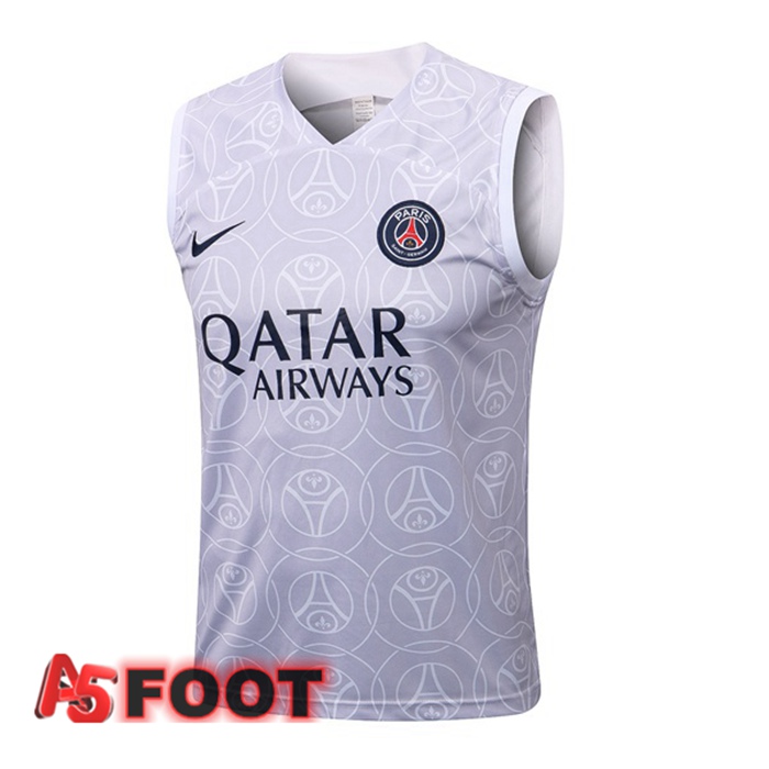 Gilet De Foot Paris PSG Blanc 2022/2023