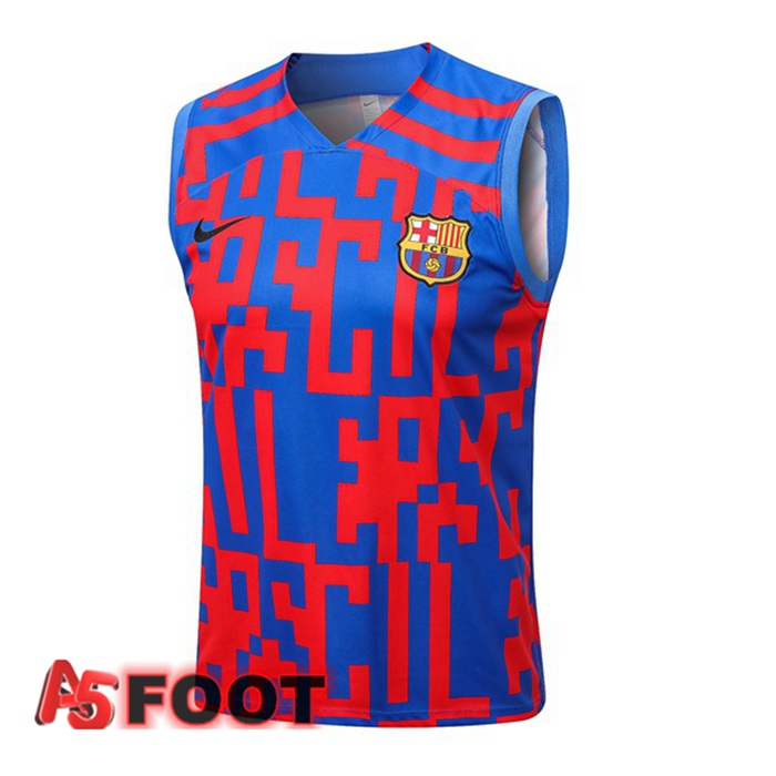 Gilet De Foot FC Barcelone Bleu Rouge 2022/2023