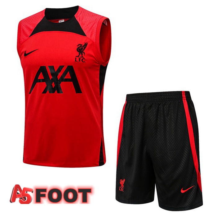 Gilet De Foot FC Liverpool + Shorts Rouge 2022/2023