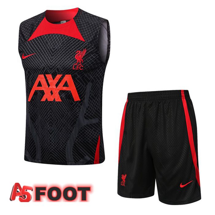 Gilet De Foot FC Liverpool + Shorts Noir 2022/2023