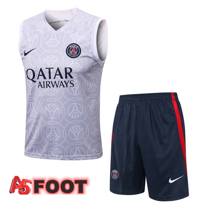 Gilet De Foot Paris PSG + Shorts Blanc 2022/2023