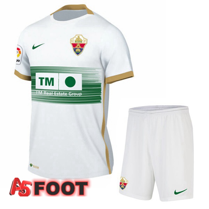 Maillot Foot Elche CF Enfant Domicile Blanc 2022/2023